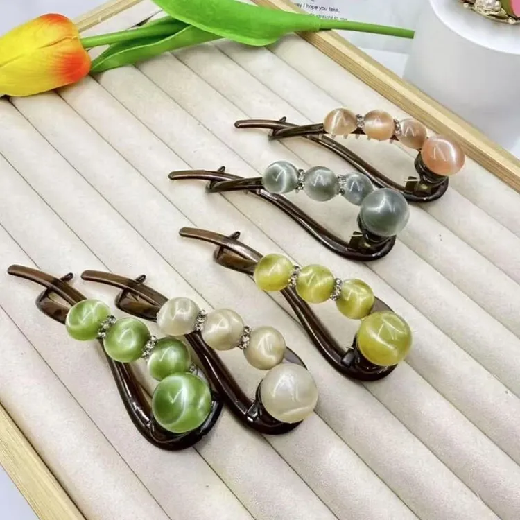一字夹后脑勺高级感扭扭夹大号发量多发卡发夹