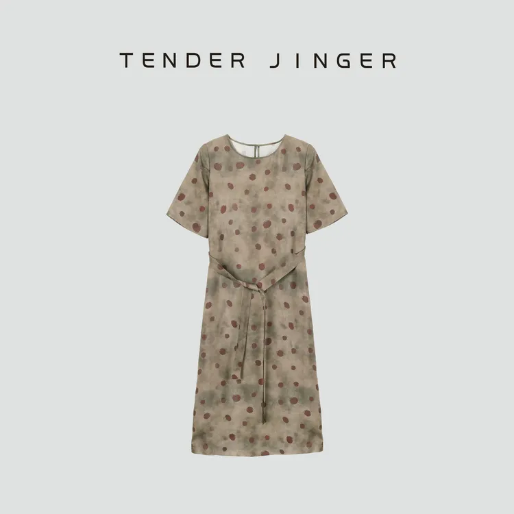 Tender Jinger法式高级感优雅气质连衣裙T52XXL30275