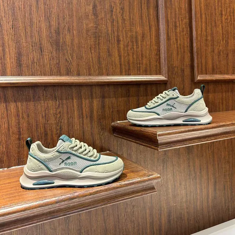 【文麒潮鞋】春夏季男鞋新款网面欧洲站轻奢百搭舒适潮流简约休闲鞋