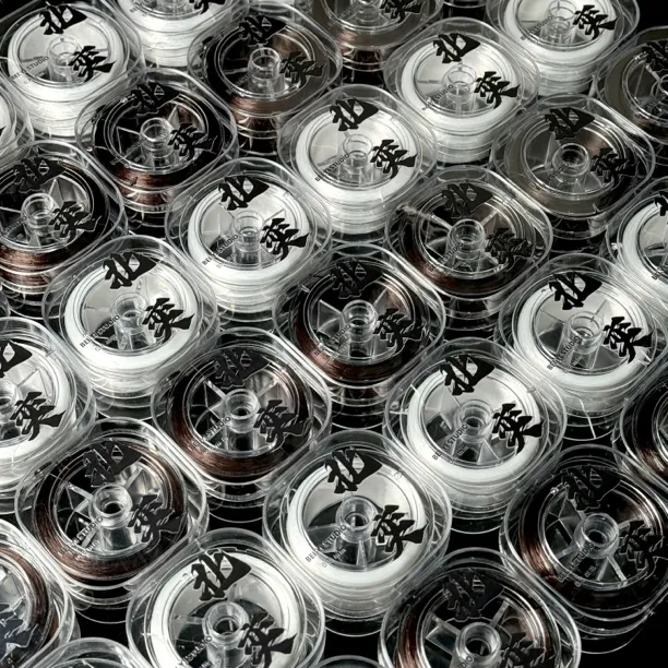 耐磨归圆高弹力扁丝穿珠线100米大轴文玩专用弹力线0.8文玩绳