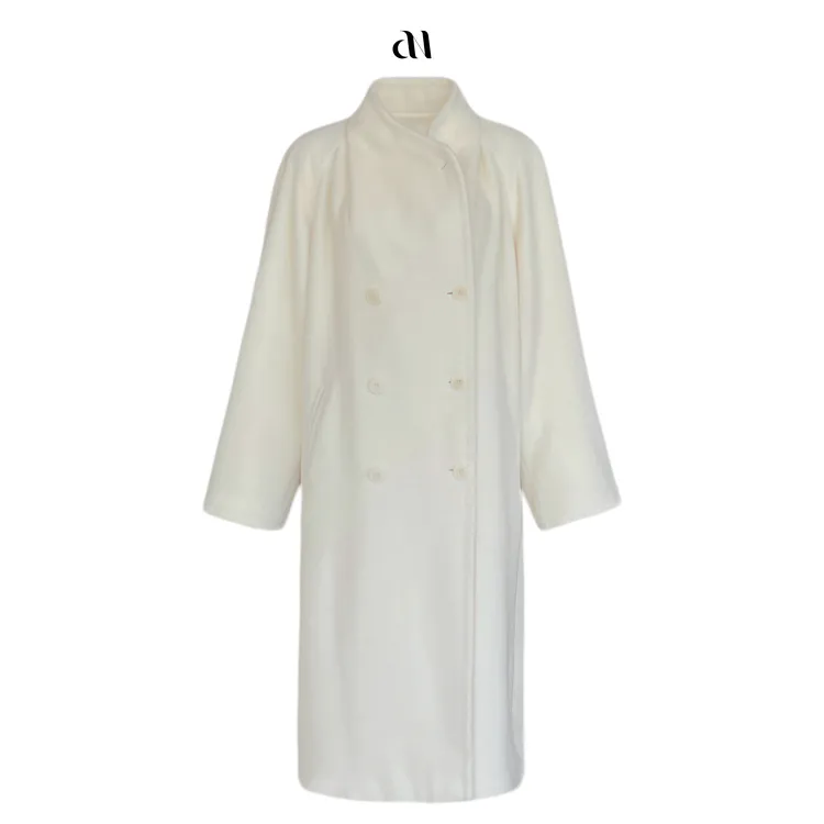 Aiko专属  秋冬款  气质温柔风 baby驼 羊毛大衣  高级感毛呢外套