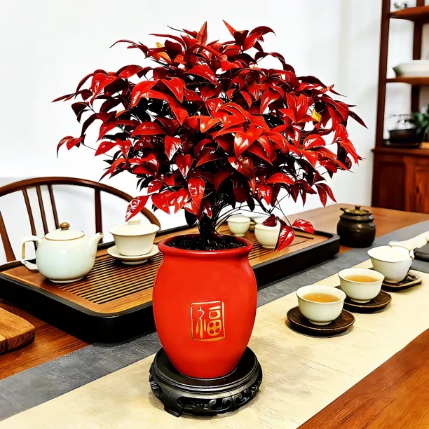 【越冷越红】火焰南天竹盆栽耐寒耐热室内外四季观叶好养活绿植