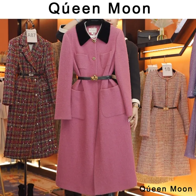 编码A59【QúeenMoon】经典轻奢百搭小香风羽绒服外套女 (定制女装)