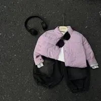 4930男女童潮流洋气时尚休闲百搭秋冬季小格子加棉衬衫