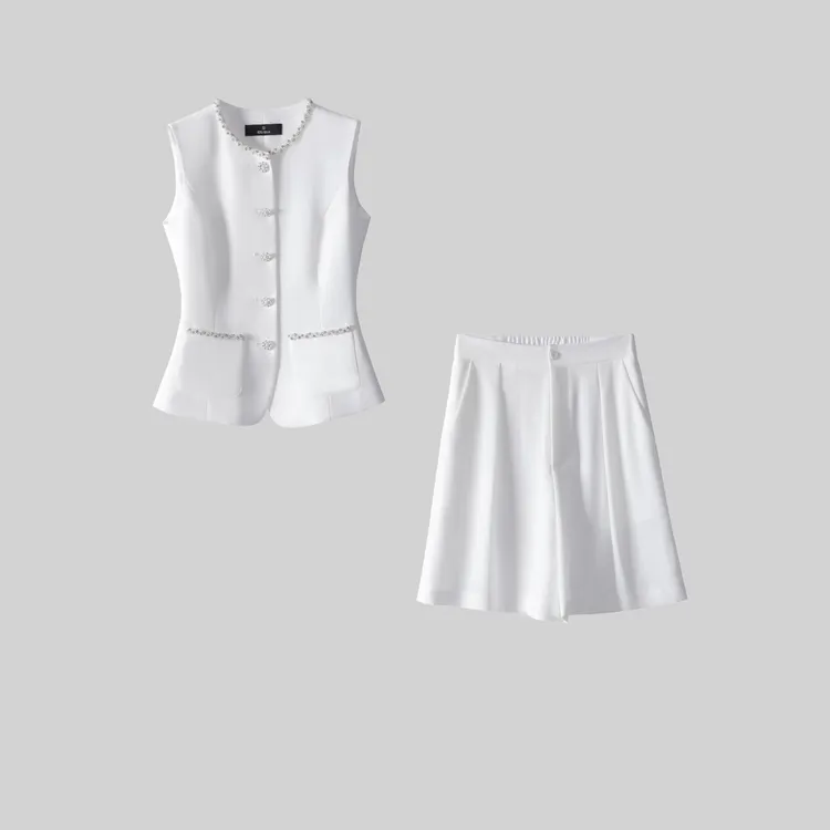 【纪朵研】1095洋气时尚休闲2025夏季新款爆款小香风套装女两件套