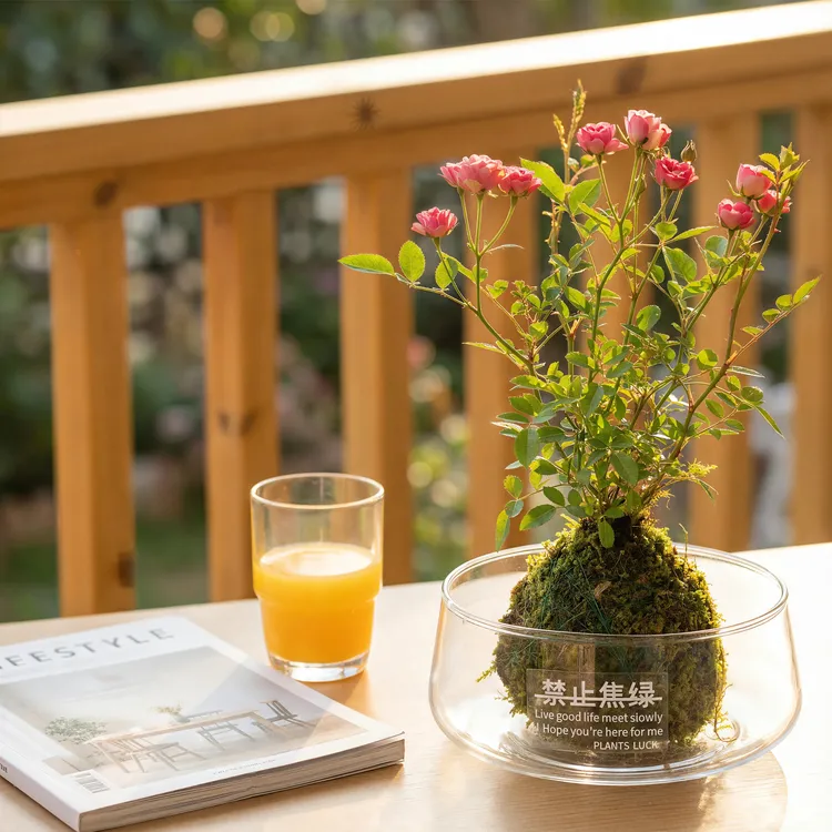 带花苞四季开花迷你超微型姬苔藓球阳台净化花卉绿植盆栽室内好养