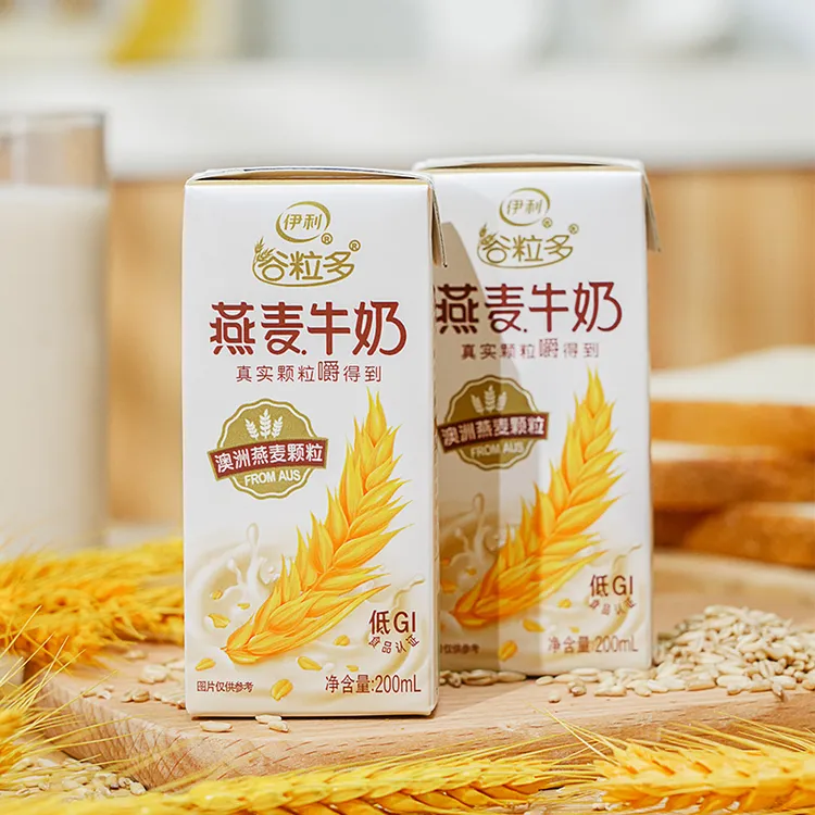 【9月】伊利谷粒多燕麦牛奶200ml*12盒谷物营养学生早餐牛奶中秋礼