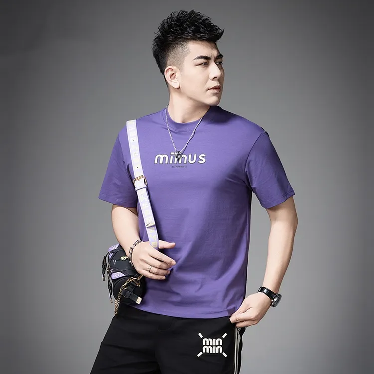 NDSL轻奢夏季新款宽松短袖T恤男士欧洲站大牌休闲半袖男款美式