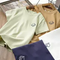 儿童休闲夏季小熊刺绣短袖T恤男童中大童百搭圆领半袖XZ931
