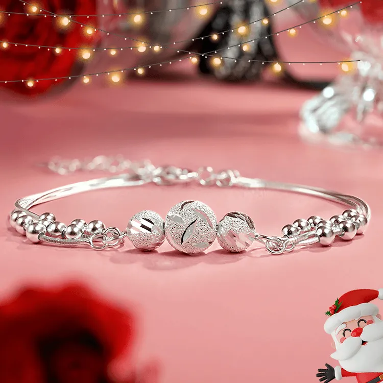 925银手链 三生三世转运珠手链女款轻奢小众精致2025爆款银镀饰品