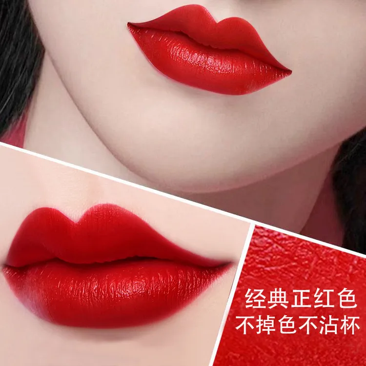 肉桂奶茶色女用口红保湿滋润防水持久不沾杯不掉色显白好看适合素