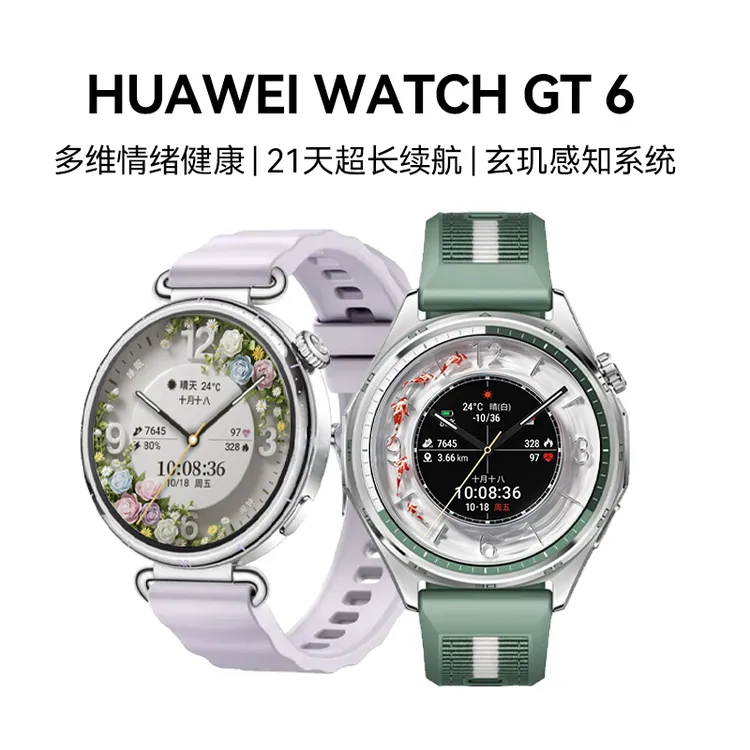 【华为】WATCH GT6 智能手表 多维情绪健康 1台