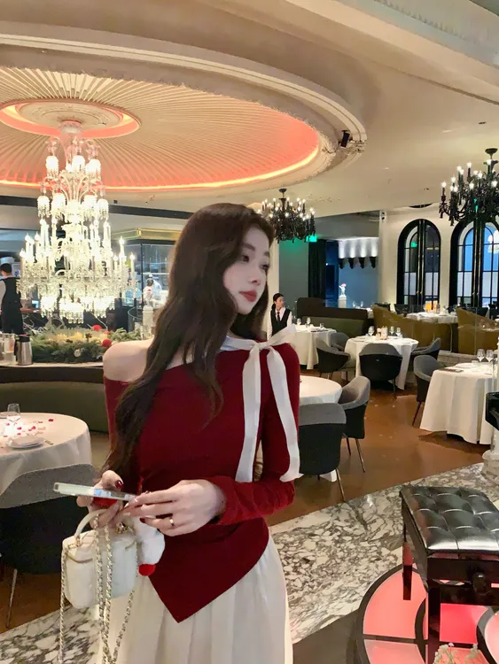 EIA一尧【德鲁纳契约】上衣韩系纯欲温柔显瘦气质蝴蝶结蕾丝设计感