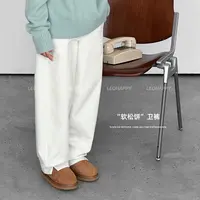 【M豆】360G底磨毛休闲镰刀裤