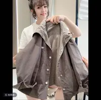 男童秋季洋气上衣新款两面穿中大童连帽秋装休闲外套MT68001