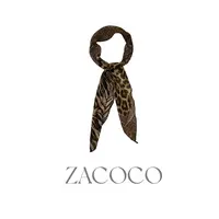 【ZACOCO】女士休闲几何图案薄款百搭时尚豹纹丝巾女款3262