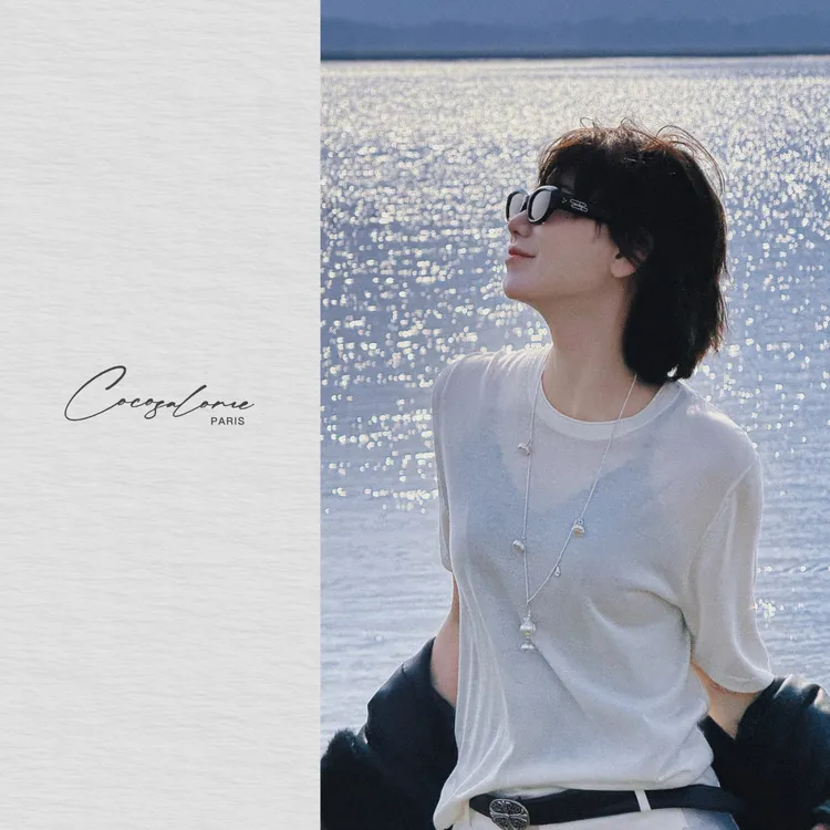 韩彬彬"肌肤t"超细美丽诺羊毛+桑蚕丝亲肤极简百搭短袖2446-2