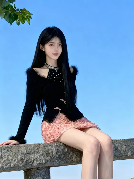 【星河秘境】秋冬新款纯欲风千金温婉大方甜美小众设计显瘦上衣短裙