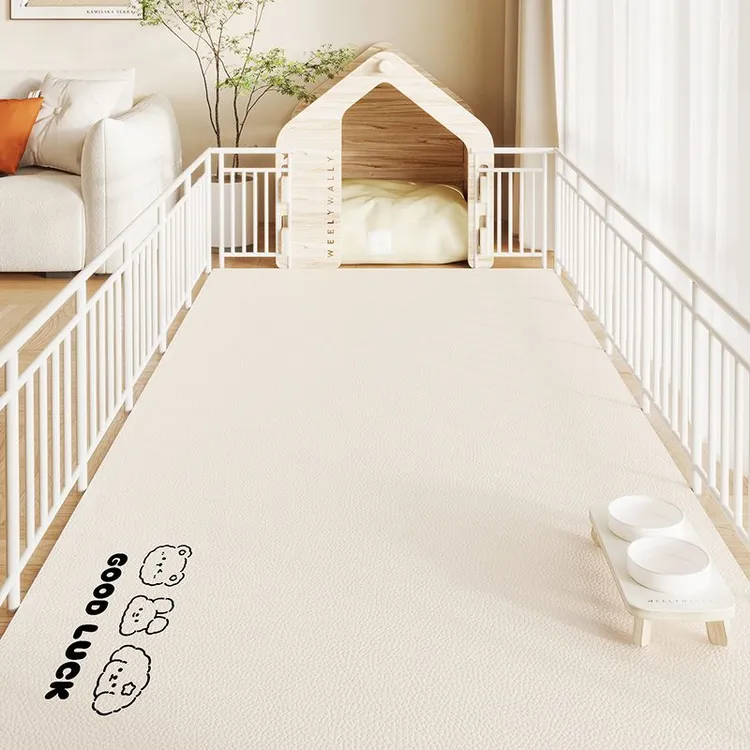 宠物地垫防水防尿pvc养狗专用围栏地毯狗狗猫咪餐垫子防滑狗笼垫