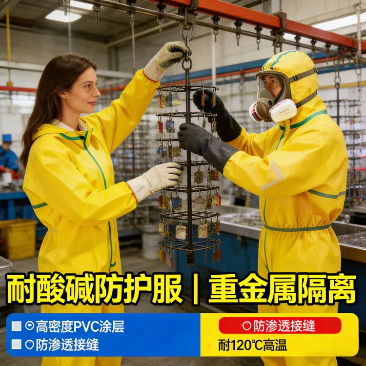防化服防酸碱工作服全封闭防护服连体全身化学品实验轻型防酸c级