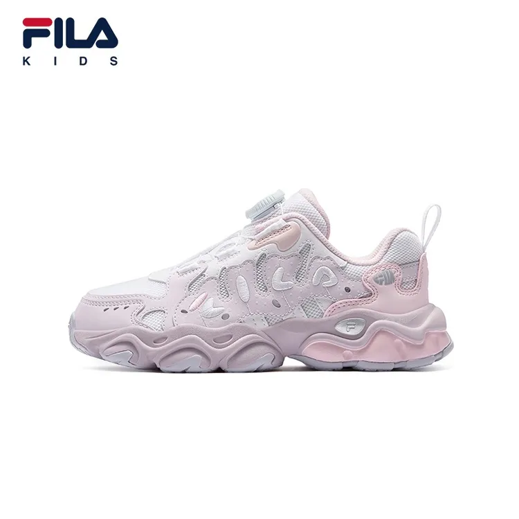 【斐乐儿童蕉叶鞋】2025年秋季新款中大童运动复古跑鞋K15B531109