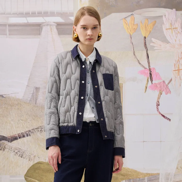 【专柜同款】谜底两面穿羽绒服2025冬季新品百搭双色蓬松254MY1461