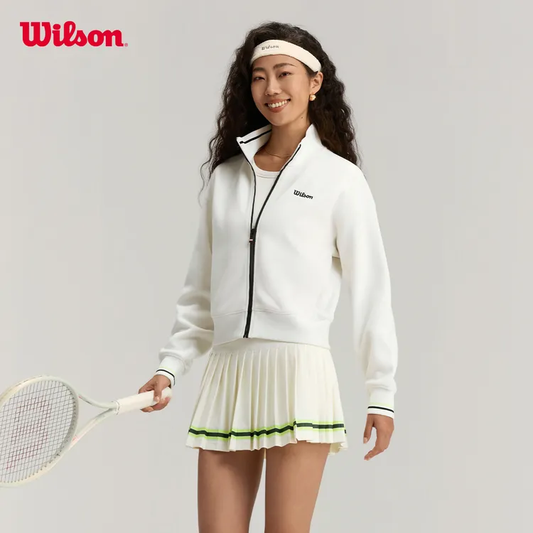 Wilson威尔胜女士秋冬保暖FLEECE针织长袖外套WW20076