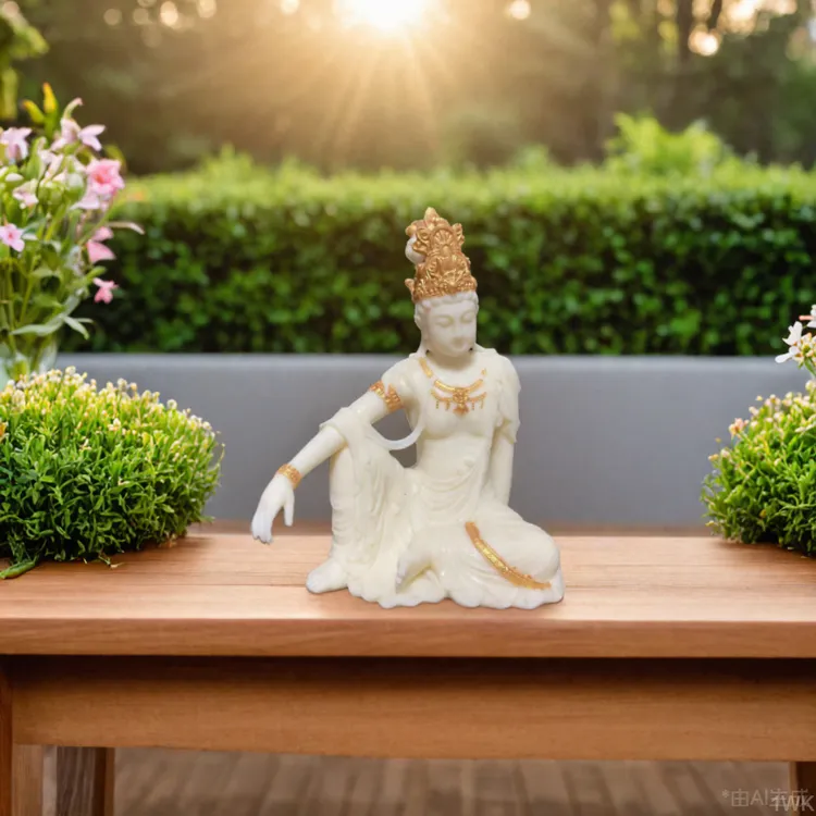 WSJ新中式禅意麒麟财神观音悟空千手观音国潮佛像居家乔迁招财