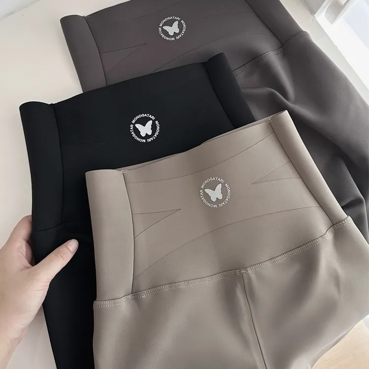 【高品质芭比裤】大码薄款巨舒服芭比瑜伽裤大弹力三色遮肉显瘦长裤