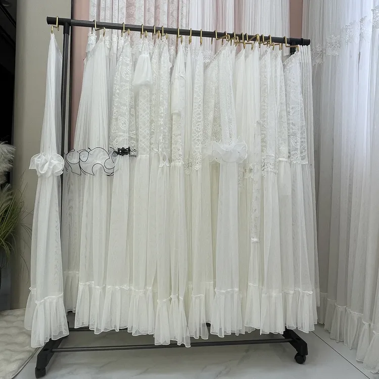 25-法式公主纱10套吊卡新品窗帘（返单抵货款10%每次不限时间）