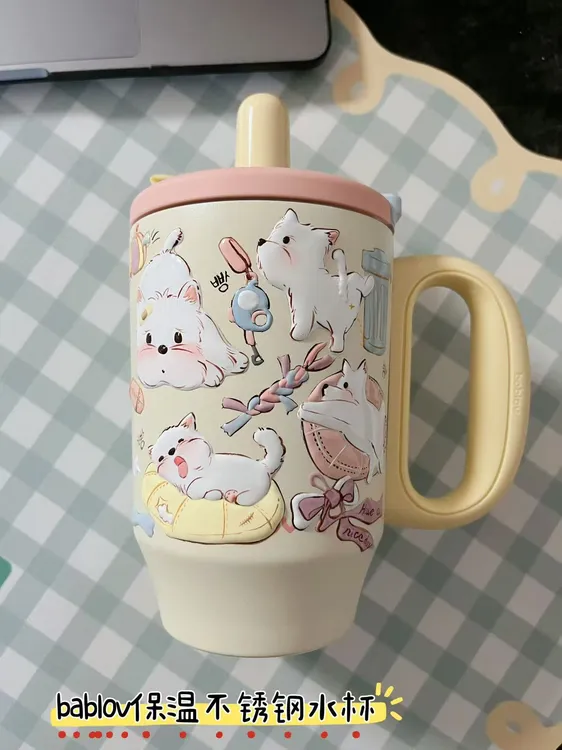 41潮玩 手绘保温杯