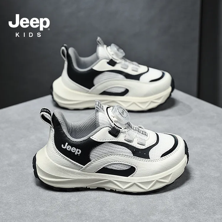jeep童鞋2025春季新款儿童运动鞋男童透气防滑软底休闲跑步鞋女童