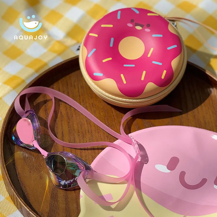 AquaJoy波乐 原创泳镜盒 便携透气 防水速干 泳镜泳帽收纳盒EVA