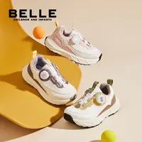 BELLE/百丽2025秋季新款男女中大儿童休闲运动鞋跑步鞋【L5Q351】