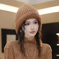 FANRUI/泛芮「暖漾」羊毛百搭气质复设计显脸小堆堆帽子B18483