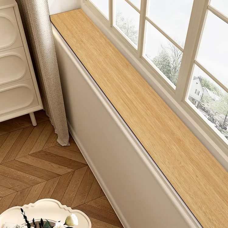 仿木纹卧室飘窗垫窗台垫窄防晒防尘原木色防护垫子窗沿可自由裁剪