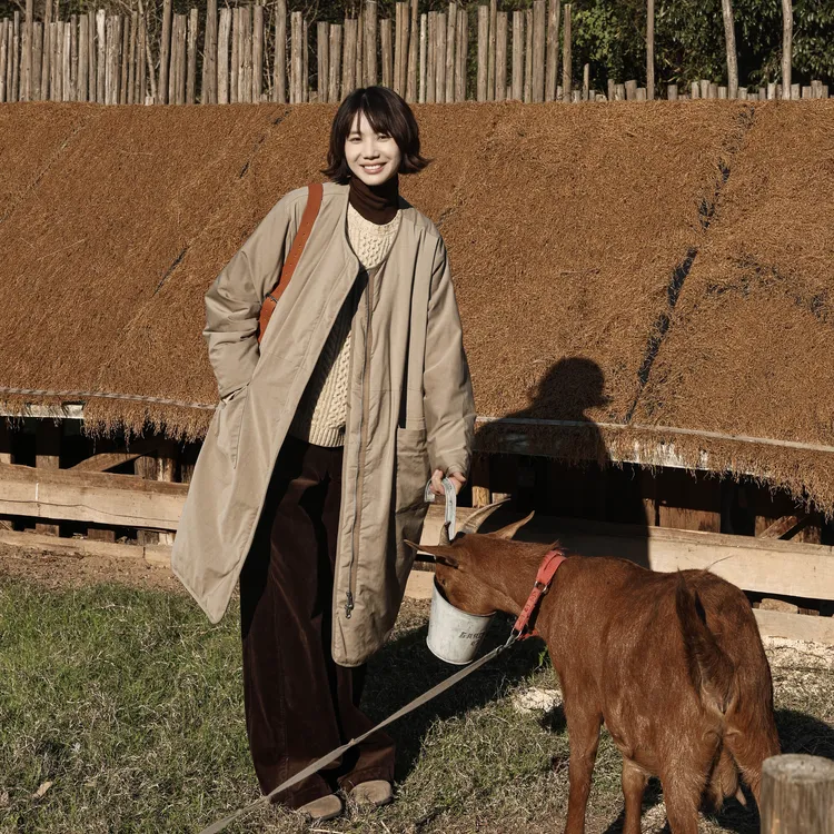 NorthMing fish「旧港时光」舒适时髦 保暖实穿大气圆领羽绒服