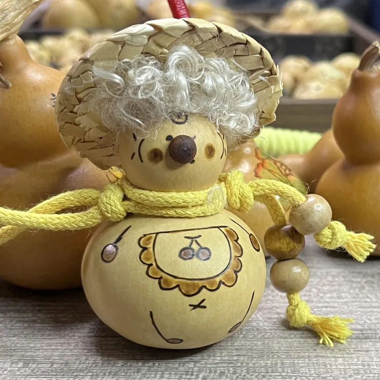 包挂车挂创意十足葫芦小人草帽小人