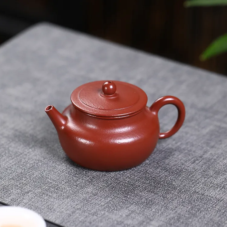 宜兴手工紫砂壶 原矿朱泥茶壶 家用泡茶壶单壶商务礼品茶具套装