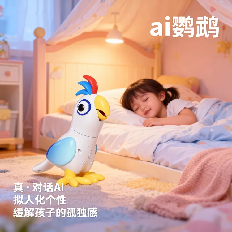 BLOSQU/贝莱奇儿童圣诞礼物生日AI鹦鹉男女孩子3女4童岁5小学生7