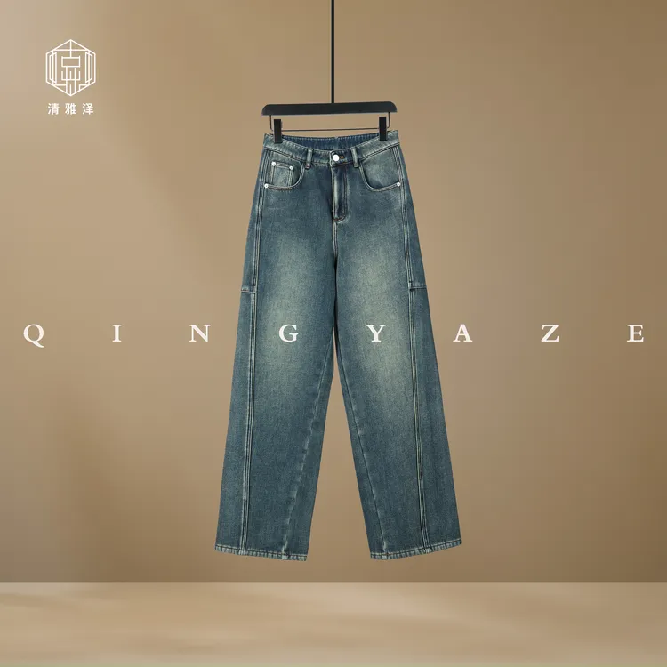 那年今日！加绒加厚结构感牛仔裤！GZ4899