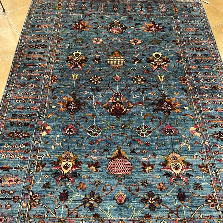 阿富汗手工羊毛地毯171x244