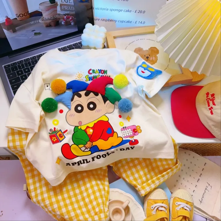 【爆款玩偶】2025夏季新款短袖T恤宽松韩版卡通立体玩偶