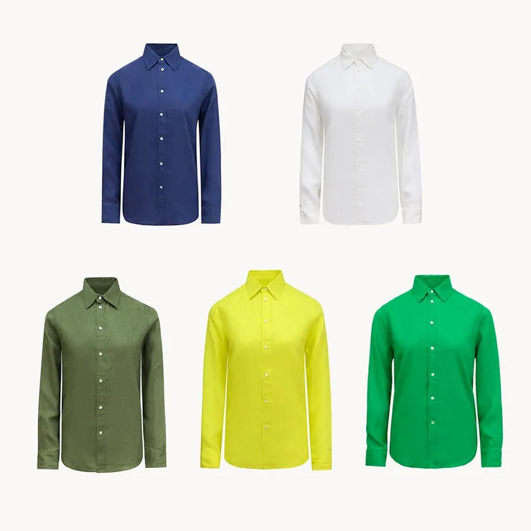 THE EASE【夏日多巴胺】进口雨露麻衬衫/CS26120