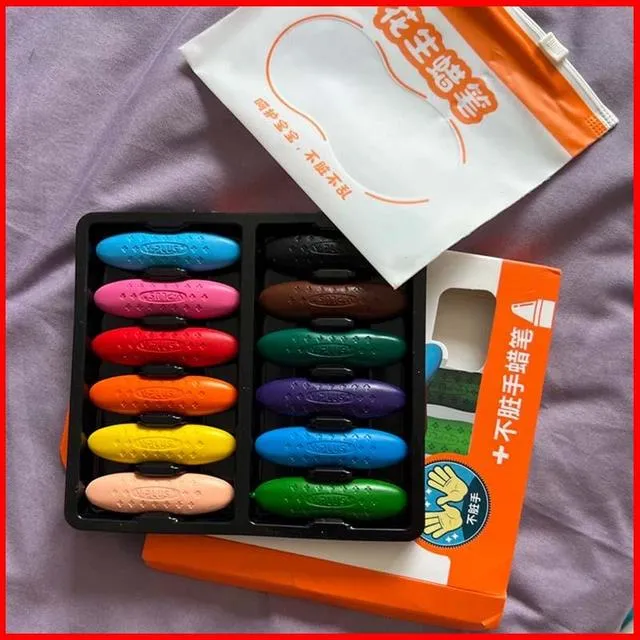 花生蜡笔蜡笔手工diy材料包儿童蜡笔套装幼儿园专用不脏手蜡笔