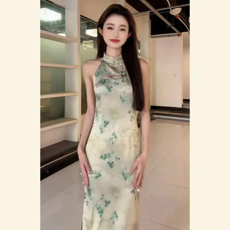 新中式女装国风改良版旗袍连衣裙年轻款高级感裙子女夏季2025新款