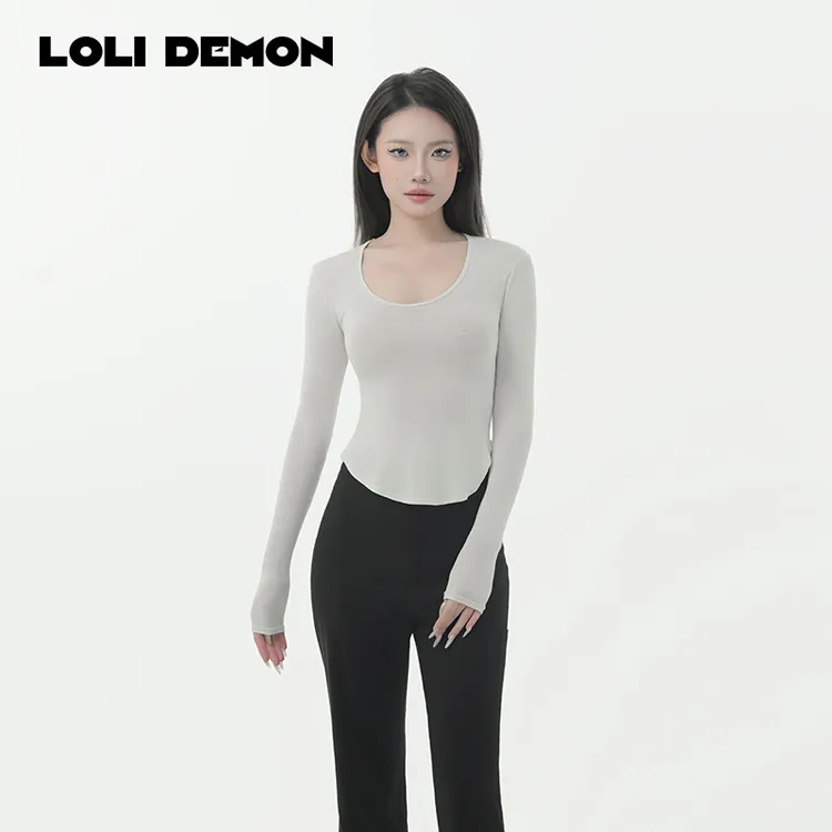 LOLI DEMON美人酥胸 圆领打底衫 定制高弹舒适面料 漫画身材T恤TL