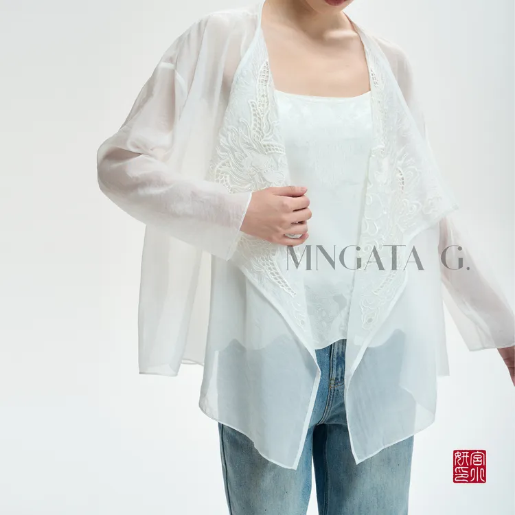 MNGATA G.宫小妍【龙绣开衫】早秋莱赛尔新中式中国风外套5022727