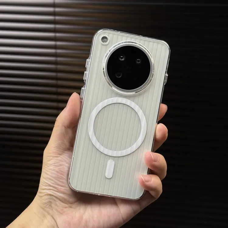 适用OPPOFindX8s手机壳FindX8s+透明瓦楞磁吸壳x8Pro磨砂防摔硬壳