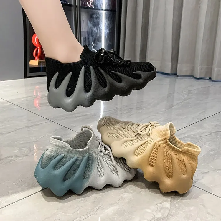 【男女同款】-八爪鱼飞织鞋夏季新款韩版学生透气飞织运动鞋